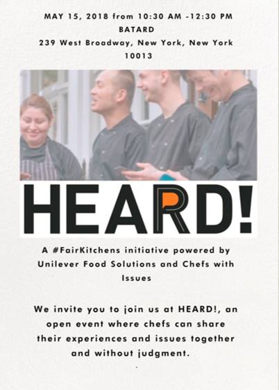 HEARD! event invitation